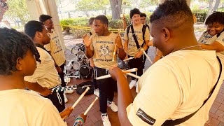 Battery Creek High Drumline warm up [upl. by Westleigh678]