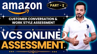 Amazon VCS Online Test 2024  Amazon VCS Assessment Latest Pattern 2024 [upl. by Ecinue]