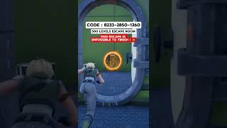 500 Levels Escape Room 🚪 fortniteshorts fortniteclips fortnitemontage [upl. by Balduin]