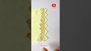 Simple method of making triangular lace Sewing Tutorial Part 01 [upl. by Aliehc]