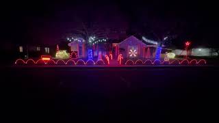 Oh Santa  Mariah Carey  2023 Shores Family Lightshow [upl. by Hctub]