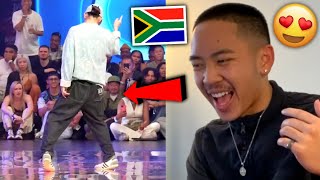 Japanese dancer THE D SORAKI 🇯🇵 KILLING THE BEAT REACTION SOUTH AFRICAN CROWD GOES CRAZY 😍🇿🇦 [upl. by Odidnac]