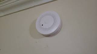 How to replace battery and reinstall smoke alarm [upl. by Amis872]