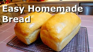 Homemade Bread for Beginners  Easy [upl. by Holcomb]