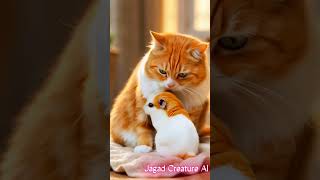 quotOrange Cats Sneaky Nibble Hamster Escapesquot funnypets animalfriends viralanimals [upl. by Nylinej]