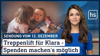 Treppenlift für Klara  Spenden machens möglich  hessenschau vom 12122022 [upl. by Sharon510]