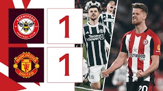 Ajer  Mount score in CHAOTIC finish  Brentford 1 Manchester United 1  Premier League Highlights [upl. by Nitsoj]