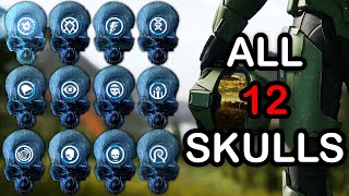 Halo Infinite  All Campaign Skull Locations and Effects [upl. by Damalas]