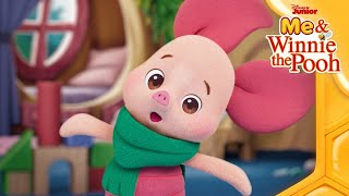 Meet Piglet 💗  Me amp Winnie the Pooh 🍯  Vlog 3 disneyjr [upl. by Akaenahs229]