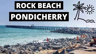 Rock Beach  Promenade Beach  Places to Visit in Pondicherry  Ep  2 [upl. by Eibot]