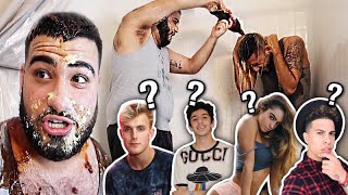 NASTIEST CHALLENGE ON YOUTUBE Guess that Youtuber [upl. by Tirzah757]