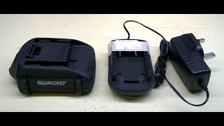 Qualcast 18v Li ion battery failure and analysis [upl. by Sibylla]