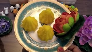 Modak coconut Modak easy and simple sweet recipe 🙏🙏 [upl. by Nelyahs]