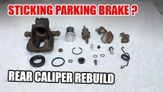 How To Rebuild Rear Brake Caliper  Honda Accord 22iCTDi [upl. by Brendis68]