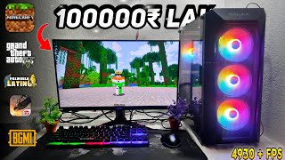 i Build 100000₹ LAKH Pc For Playing MINECRAFT 😍  1 Lakh PC Build  RYZEN 5 5600 X amp RTX 3060 ti 🔥 [upl. by Adev]