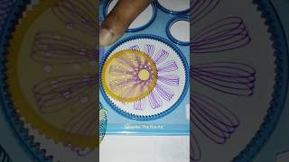 spirograph new design tutorial for beginners  spirograph design tutorial spirograph shorts [upl. by Elumas]