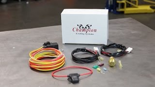 Champion Radiators How to install an Electric Fan Relay in a vehicle [upl. by Giarg822]