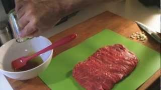 Flank Steak with Gorgonzola Sauce [upl. by Sivahc]