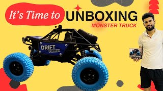 RC monster rock truck unboxing and detailed review  unbox questvishal unboxer toys [upl. by Noral]