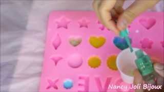 Come colorare la resina con gli smalti per unghie  Resin Nail Polish [upl. by Jeromy]