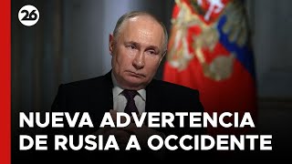 🚨 Nueva ADVERTENCIA de RUSIA a OCCIDENTE por el uso de ARMAS NUCLEARES [upl. by Allianora]