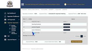 Step by step process of Conducting appraisal by appraiserDeputy Head of Institution [upl. by Paddie740]