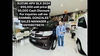 Suzuki Apv glx 2024 dual aircon variant updated promo and cash discount suzukiphilippines [upl. by Gotcher]