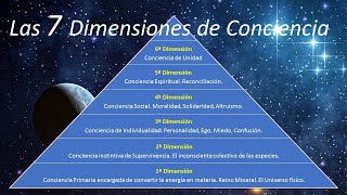 Las 7 Dimensiones de Conciencia [upl. by Nyrahtak]