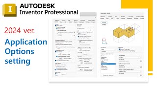 Inventor 2024 Application Options setting [upl. by Aisac]