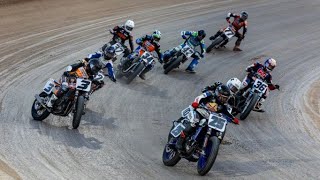 Yamaha Senoia Short Track Mission SuperTwins presented by SampS Cycle  Main Event Highlights [upl. by Aleyam]