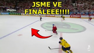 JSME VE FINÁLEEE  ČESKO  ŠVÉDSKO  SEMIFINALE HOKEJ MS 2024 [upl. by Monk]