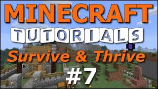 Minecraft Tutorials  E07 Exploring and Beacons Survive and Thrive II [upl. by Milewski88]