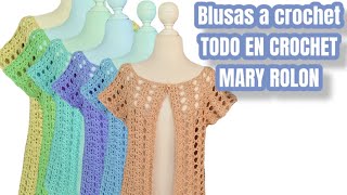 📌📌 Hermoso CHALECO TEJIDO A CROCHET PARA DAMA paso a paso  MARI ROLON [upl. by Binni887]