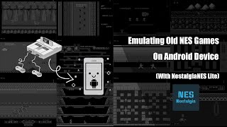 Emulate NES Games On Android Device with NostalgiaNES Lite Emulator [upl. by Ahsocin]