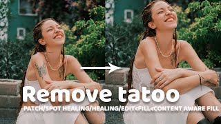 Remove tattoo easily in PS [upl. by Eimmis]