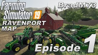 Farming Simulator 19 Lets Play  USA Map  Episode 1  How to get started [upl. by Nalor871]