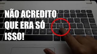 COMO RESOLVER TECLADO DESCONFIGURADO DE NOTEBOOK  Aprenda em menos 3 minutos [upl. by Stone571]