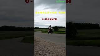 ROYAL ENFIELD HIMALAYAN 450  acceleration 0100 kmh [upl. by Wiebmer]