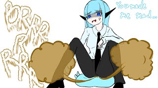 Angry girl farts attack on slimeBecause slime laughed at her sang [upl. by Enelear]