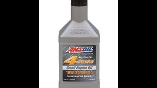 AMSOIL ASE 10W30SAE 30 4Stroke Small Engine Synthetic Oil [upl. by Arela]