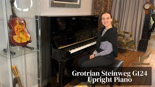 Grotrian Steinweg G124 2008 Upright piano  Review amp Demo  Sherwood Phoenix [upl. by Noremac]