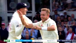 Stuart Broad vs David Warner  All 20 Wickets  Dismissals in Cricket [upl. by Griselda217]