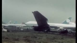 Sabena  B747129 grounded at Los Rodeos Tenerife [upl. by Latsirk]