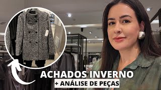 TOUR NAS LOJAS INVERNO 24 💥 Achadinhos  análise das peças 🔗 Renner e Riachuelo [upl. by Nadbus]