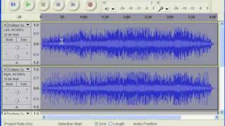 Converting audio to midside stereo with Audacity [upl. by Asertal]