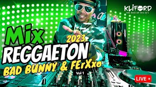 MIX REGGAETON 2023 BAD BUNNY amp Feid 🔥MEZCLANDO EN VIVO [upl. by Huei]