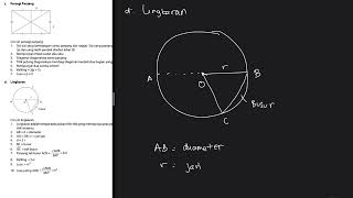 Materi Geometri Bidang Datar [upl. by Rosa]