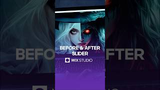 Before amp After Slider in Wix Studio wixstudio tutorial [upl. by Kutzenco517]