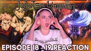 BLACK FLASH🔥HANAMI vs EVERYONE FINALLY Watching Jujutsu Kaisen  Episode 18 amp 19 REACTION [upl. by Yeltrab147]