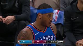 Carmelo Anthony Highlights 29 Points vs Cleveland Cavaliers 19 01 2018 [upl. by Carolyne588]